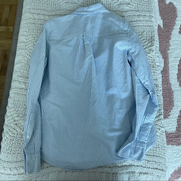 J.Crew Blue & White Striped Button Down - Picture 7 of 7